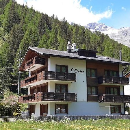Haus L' Orée Saas-Grund Exterior foto