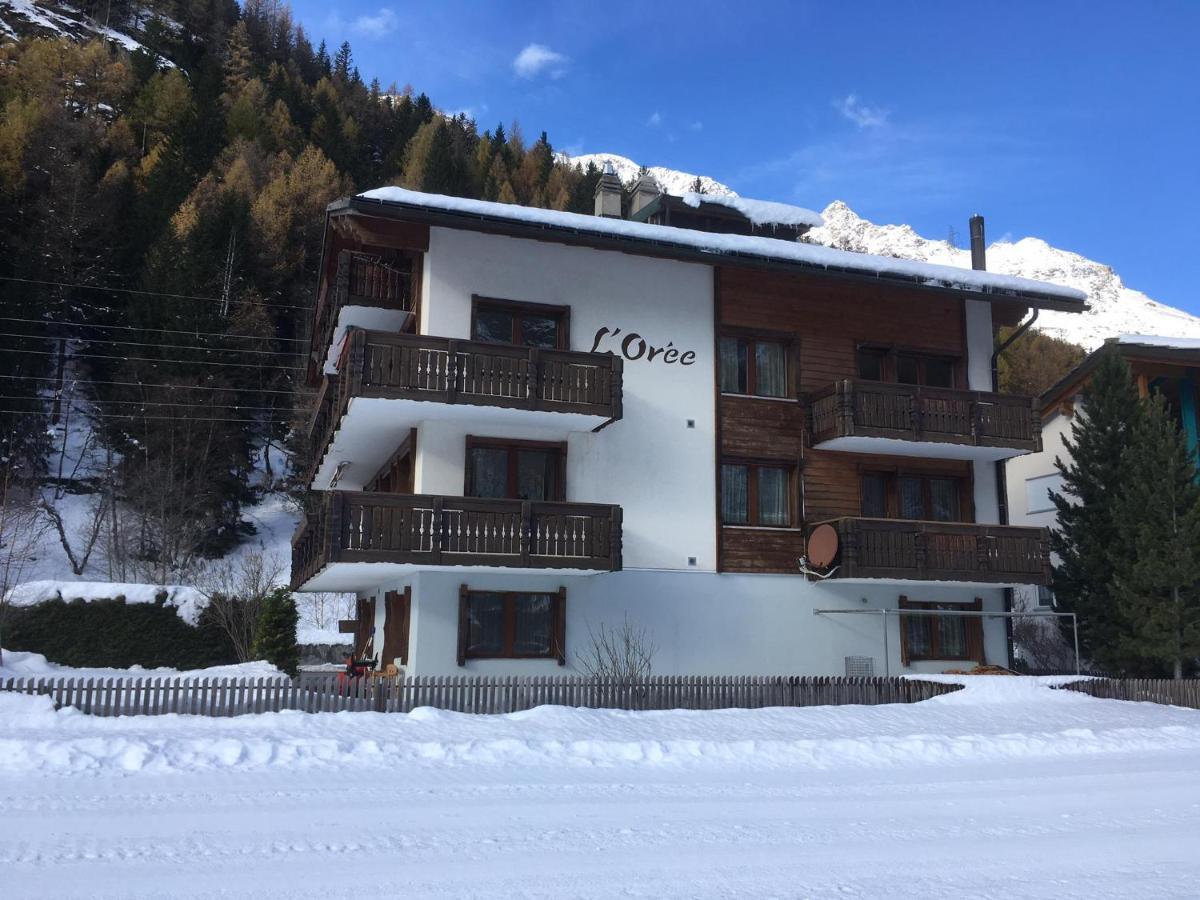 Haus L' Orée Saas-Grund Exterior foto