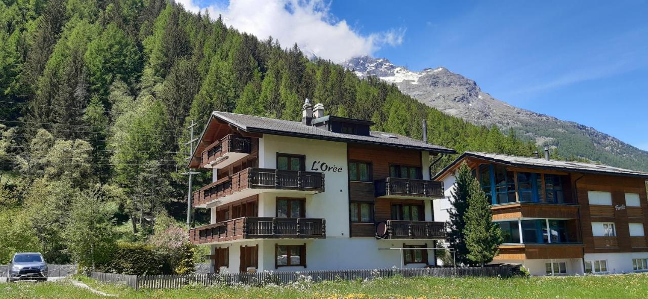Haus L' Orée Saas-Grund Exterior foto
