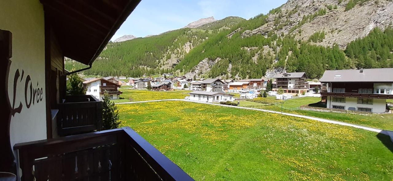 Haus L' Orée Saas-Grund Exterior foto