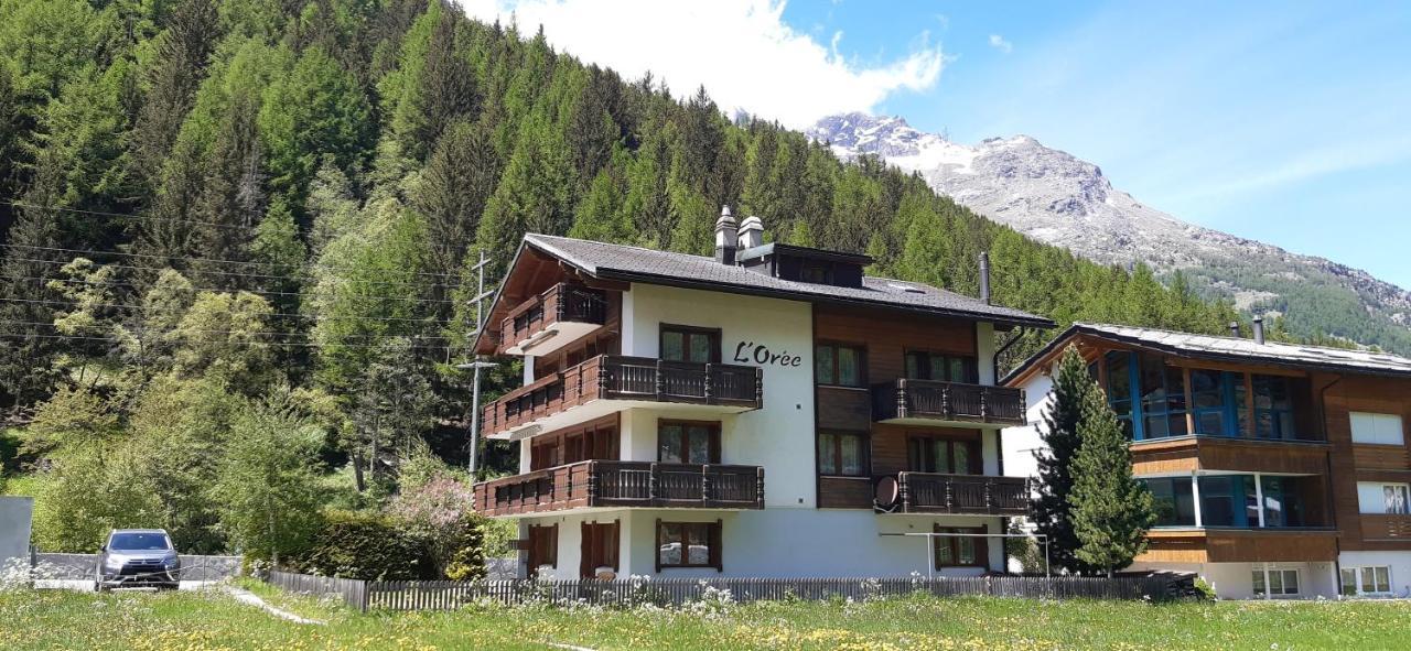 Haus L' Orée Saas-Grund Exterior foto